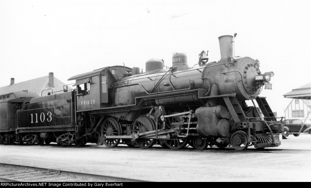 SLSF 4-6-0 #1103 - St Louis-San Francicso (Frisco)